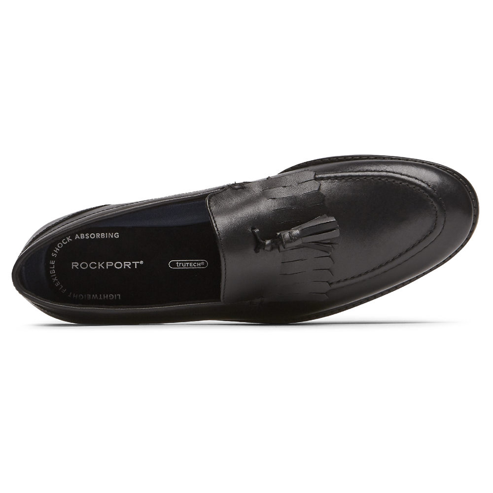 Rockport Loafers Herr Svarta - Style Purpose 3 Tassel - CGEBK4326